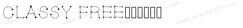 CLASSY FREE字体转换